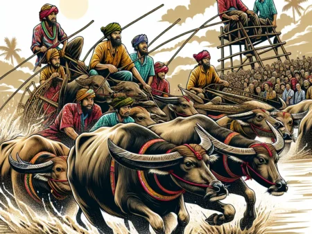 Tradisi Unik Karapan Sapi di Madura yang Penuh Semangat